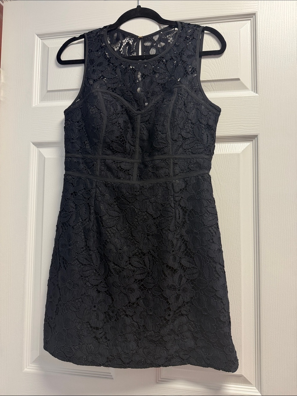 Lilly Pulitzer Julie black lace romper nwt